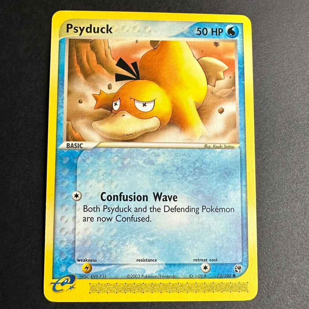 Pokemon TCG Psyduck EX Sandstorm 73/100 Common NM